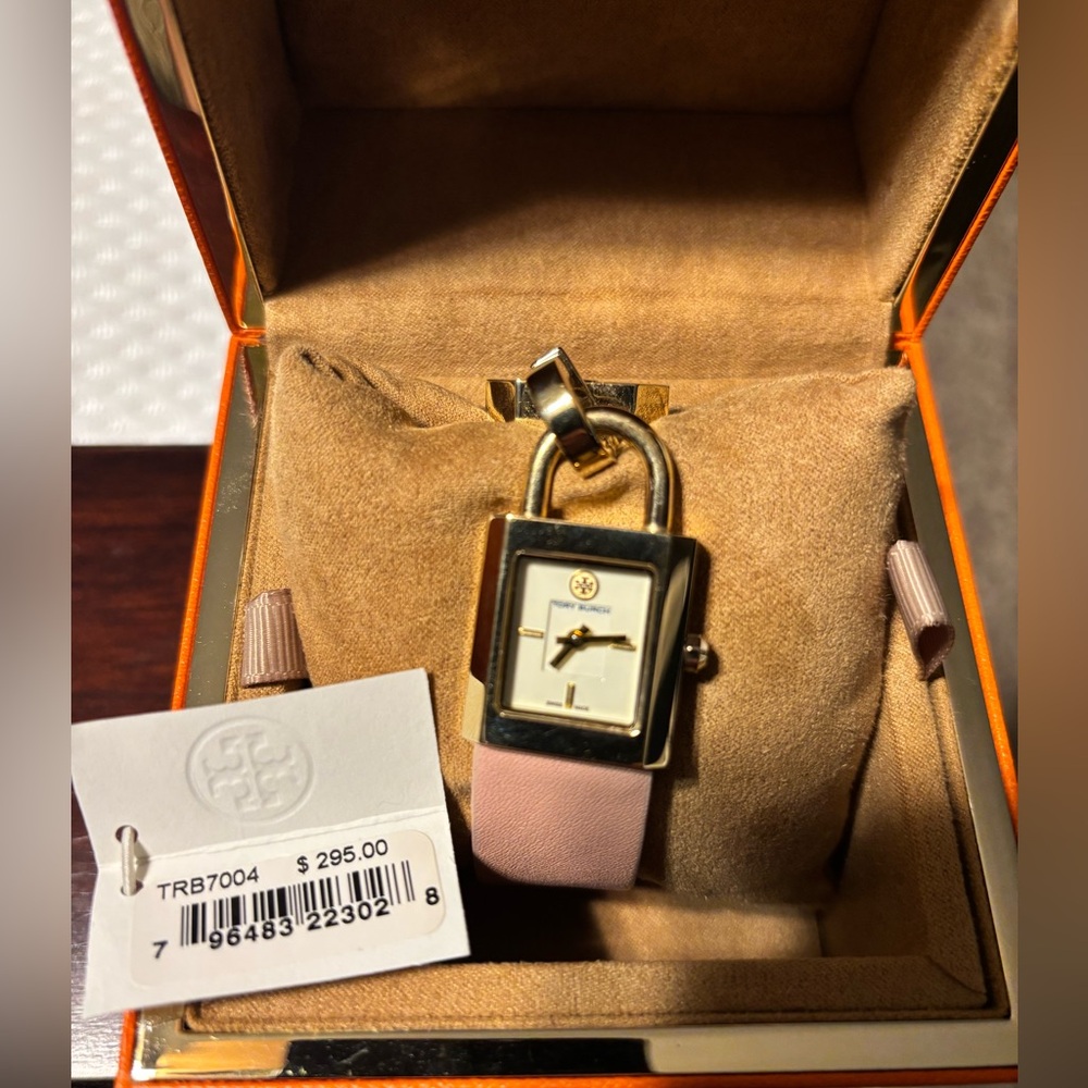 Tory Burch blush/gold surrey watch - Picture 2 of 5
